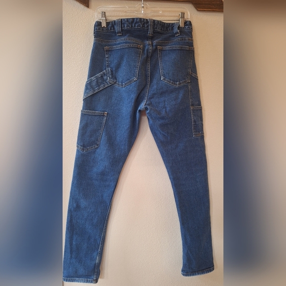 Dovetail Workwear Pride Maven Selvedge Jeans Graffiti Womens Size 8x33 - Picture 8 of 9